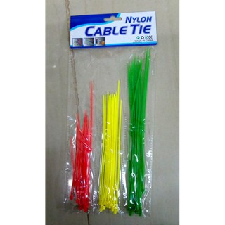 เคเบิลไทร แบบสีดำล้วน 1แพค และแบบ3สี1แพค