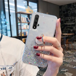 Transparent Glitter Star Huawei Y7A Nova 5T 7i 3 4 2i 3i 3E 7 P40 Pro เคสโทรศัพท์มือถือ Nova7 SE Nova4 Nova3 Nova5T Soft case เคสป้องกัน