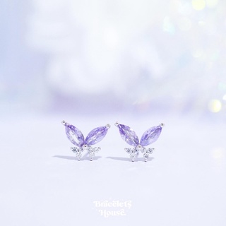 ต่างหูเงินแท้ Hirari 💜🦋✨ ส่งฟรี EMS !