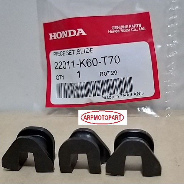 ชุดแผ่นสไลด์ชามหน้าแท้ รุ่น CLICK 125-I ปี 2015-2017 # 22011-K60-T70