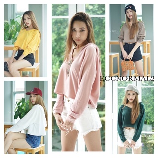 TOPSHOP🌈T61 #NEW IN#💗Street Style❤"เสื้อคอวีฮู้ดผู้ดี"