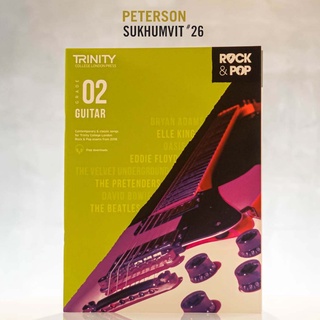 หนังสือดนตรี Trinity College London Rock &amp; Pop 2018 Guitar Grade 2