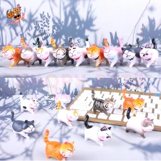 ลายใหม่ โมเดลแมว ตุ๊กตาแมว แมว โมเดล แมวอ้วน ฟิกเกอร์แมว ลูกแมว ของเล่น การ์ตูน แมวกาชาปอง น่ารัก DC5
