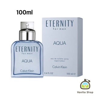 Calvin klein Ck eternity aqua for men EDT. 100ml. กล่องซีล