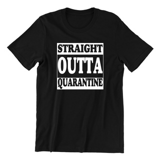 คอลูกเรือเสื้อยืดลําลอง แขนสั้น พิมพ์ลาย Quarantine Lockdown 2022 Corona Pandemic สําหรับผู้ชายS-5XL