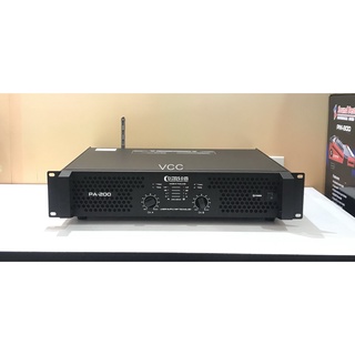 เพาเวอร์แอมป์ COMSON PA-200 power amp แอมป์ PA 200 250+250วัตต์ RMS เครื่องขยายเสียงPA200