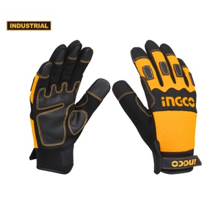 ⚡ใส่โค้ด 9M334SV ลด 40 บาท ⚡ ถุงมือช่างเคลือบยางกัน (Mechanic gloves) ถุงมือไมโครไฟเบอร์