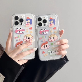 ✨ส่งเชือกเส้นเล็ก✨เคสไอโฟน14 Pro Max 13 12 11 เคส for iPhone 14พลัส การ์ตูน พกง่ายๆ การป้องกันการตก Case