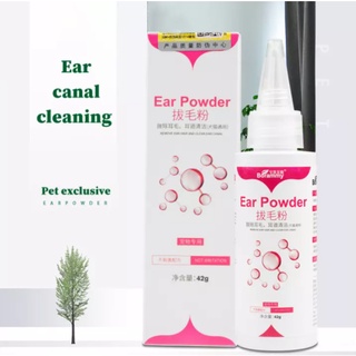 Pet Cat Dog Ear Powder Ear Care Pet Ear Cleaner Pet Ear Excess Hair Removal Powder