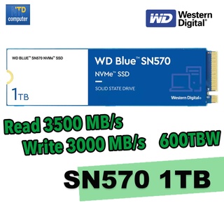 SSD WD BLUE SN570 1TB NVMe Gen3 x4  Solid-State Drive