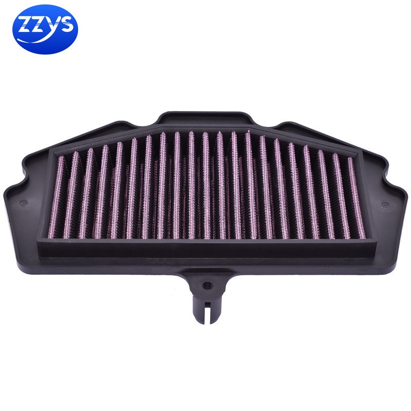 รถจักรยานยนต์ล้างทําความสะอาดได้ High flow Air Filter ทําความสะอาดสําหรับ Kawasaki Ninja400 2018-202