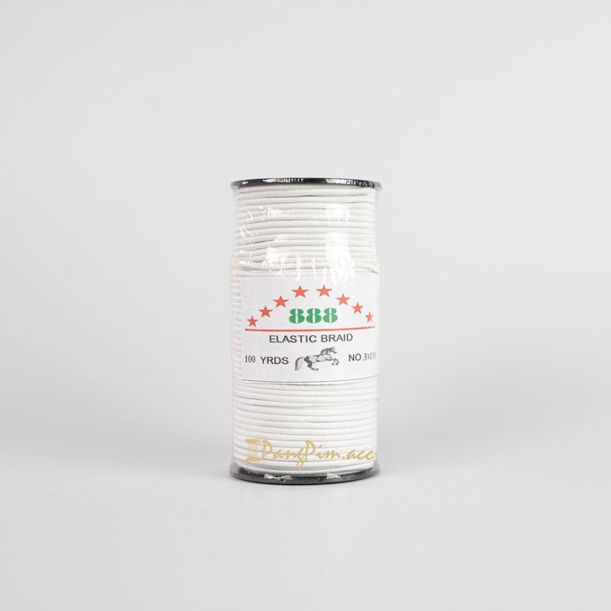 ยางกลม ยางยืดเส้นกลม แบบนิ่ม ขนาด 3 มิล และ 1.5 มิล (จำหน่ายยกม้วน) - รูปที่ 3