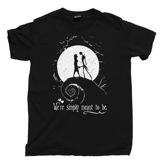 [COD]เสื้อยืด ลาย Jack Sally Meant To Be Halloween แนวคลาสสิก FQngpc22JInmil25