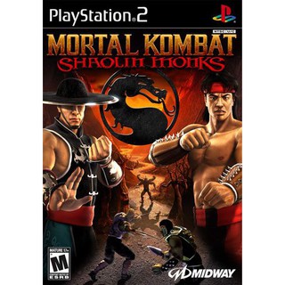 Mortal Kombat:Shaolin Monks ps2 แผ่นเกมส์PS2 เกมเพล2ต่อสู้ mortal kombat ps2 แนวต่อสู้ เล่นได้2คน