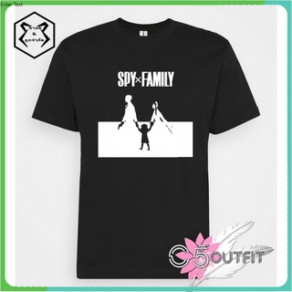 Spy X FAMILY SILHOUETTE เสื้อยืดครอบครัว FORGER COMBED 30S - สีขาว, XS