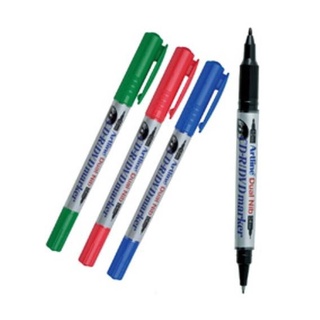 Artline EK-841T ปากกาเขียนซีดี อาร์ทไลน์ 2 หัว (0.4  - 1.0 mm) Twin CD Marker Pen