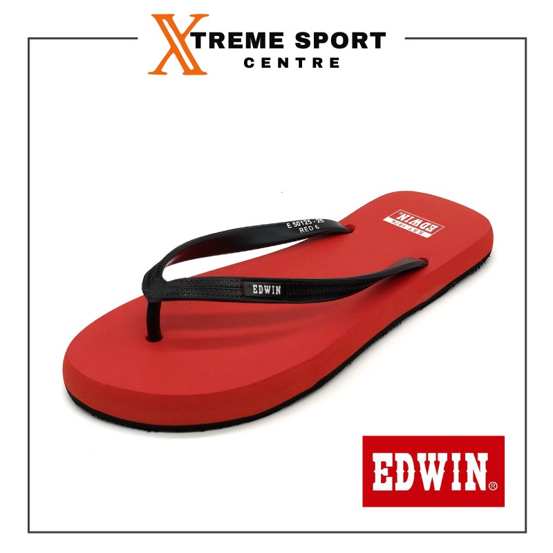 - รองเท้าแตะ Edwin Women Selipar Edwin Perempuan - 50125 สีกรมท่า/แดง