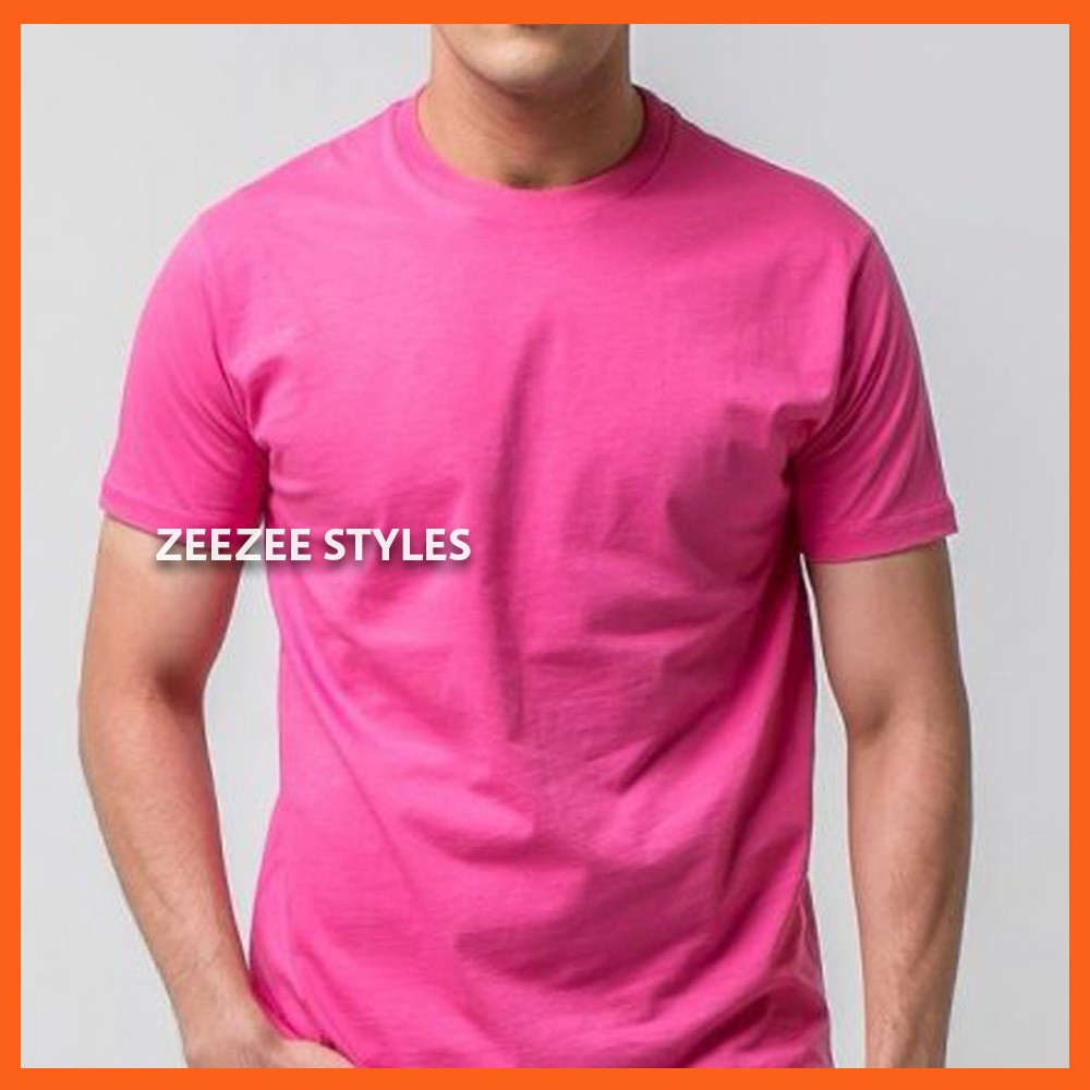 Distro Plain T-shirts for Men and Women, Cotton Combed 30s, Short Sleeves, Magenta / Plain Shirts fo