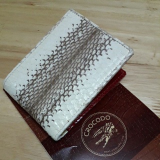 crobra wallet natural color red linning super grade กระเป๋าสตางค์ถูกกฎหมาย