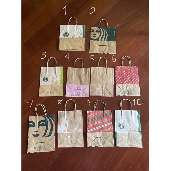 ถุงกระดาษสตาร์บัค Starbucks ornnorn ThaiPick