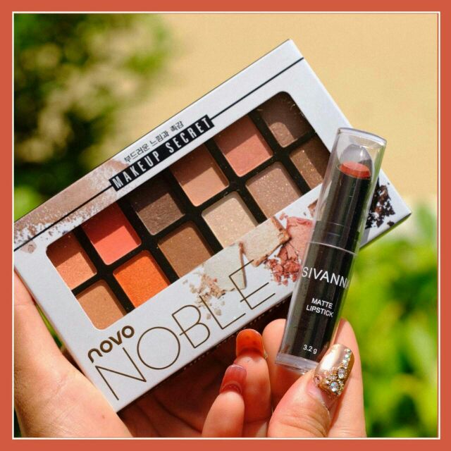 Novo eyshadow & Sivanna matte lipstick