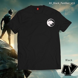 เสื้อยืด AV merch Black Panther tshirt Wakanda Shirt Marvel Comics Vibranium Tshir for women and menเสื้อยืด เสื้อยืดเท่