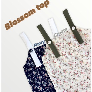 เสื้อแขนกุด รุ่น Blossom top แนวเกาหลี ใส่แล้วน่ารัก