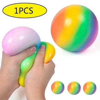 Colorful Vent Ball Press Decompression Toy Balls Relieve Anti Stress Balls Hand Squeeze Fidget Toy For Child Kids Antistress