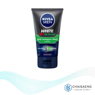 Nivea Men White Oil Clear Mud Foam นีเวีย เมน ไวท์ ออยล์ เคลียร์ มัด โฟม 100 กรัม