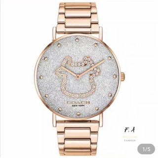 F.A (ของแท้ 100%) Coach 2021 Ox Year Zodiac Watch  / Inlaid Bull Head / women Waterproof Watch /นาฬิกาควอตซ์