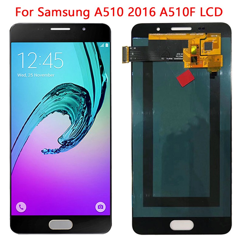 LCD+หน้าจอ oled สำหรับ SAMSUNG Galaxy A5 2017 A520F จอแสดงผล Touch Screen Digitizer A520 SM-A520F เปลี่ยน