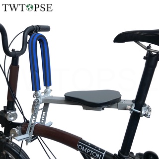 Twtopse อานนั่งจักรยานพับได้ เพื่อความปลอดภัย สําหรับเด็ก Brompton 3SIXTY PIKES Dahon Birdy MTB