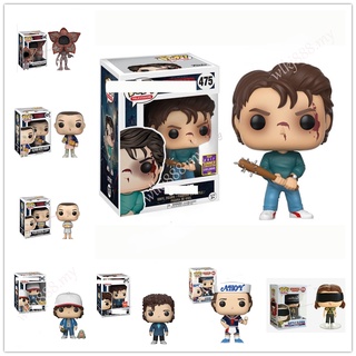 โมเดลฟิกเกอร์ Funko Pop Stranger Things Eleven Steve Dusitn Piranha 1243 Max ของเล่นสําหรับเด็ก