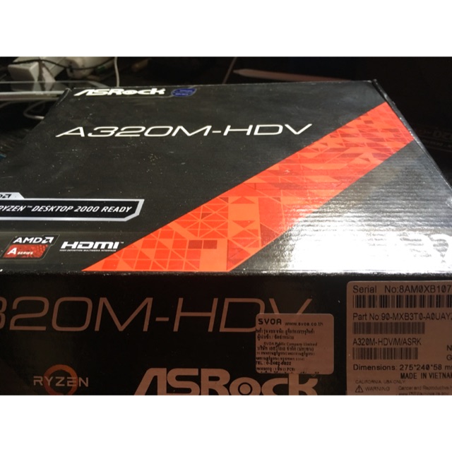 Asrock a320m-hdv (used)