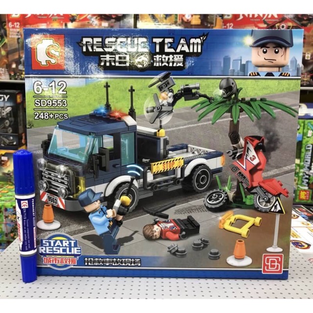 SD 9551(RESCUE TEAM) : ทีมทางน้ำ  จำนวน 248+ ชิ้น