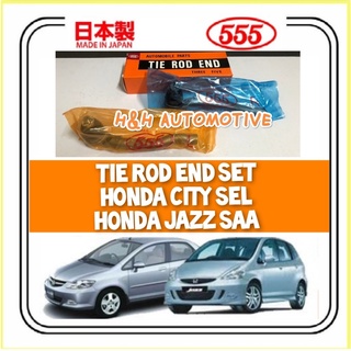 555 ชุดปลายคันชัก สไตล์ญี่ปุ่น สําหรับ Honda City SEL Jazz SAA GD6 GD9