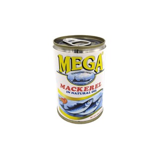 MEGA MACKEREL IN NATURAL OIL 155g