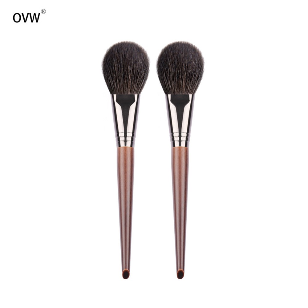 【OVW】 แปรงแต่งหน้าขนแพะขนาดใหญ่ 2 ชิ้น XQ03*2