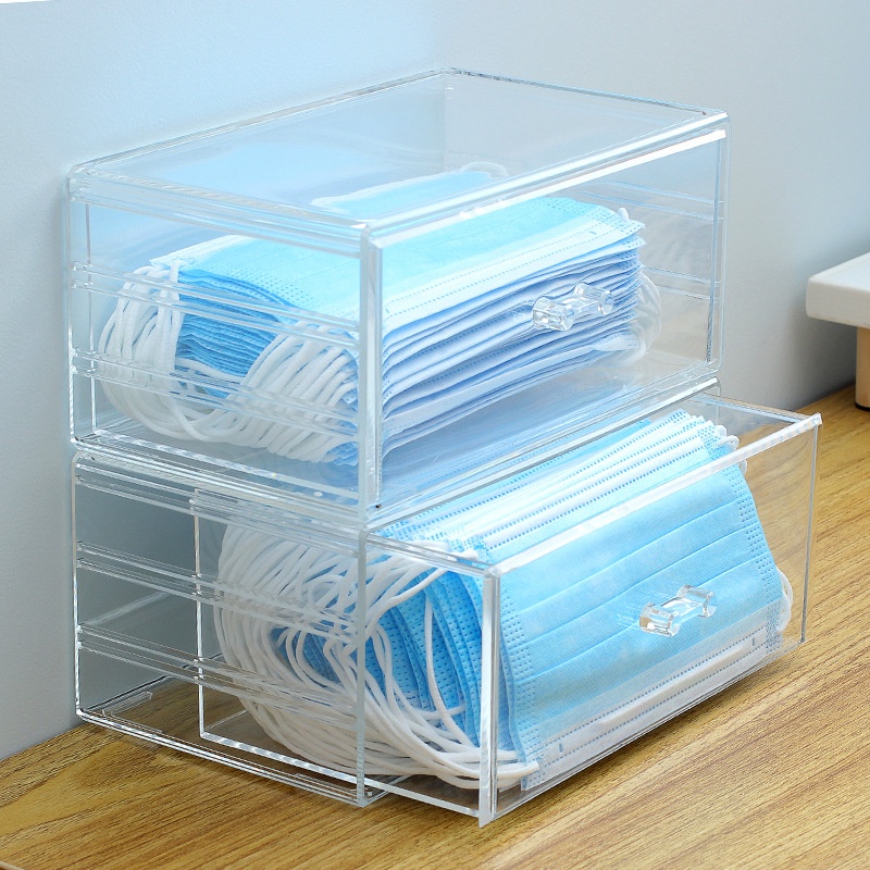 ลิ้นชัก กล่องใส่เครื่องสำอางค์ อะคริลิค ชั้นวางของ อย่างดี เกรดA - รูปที่ 3