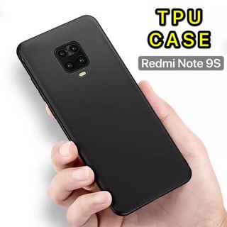 [ส่งจากไทย] เคสโทรศัพท์ซิลิโคนสีดำเหมาะสำหรับ Case Xiaomi Redmi Note 9s / Redmi Note 9Pro