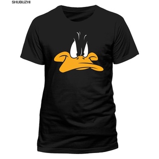 [COD]Summwe เสื้อยืดแขนสั้นลําลอง ผ้าฝ้าย พิมพ์ลาย Daffy Duck Daffy Face แฟชั่นสําหรับผู้ชายS-5XL