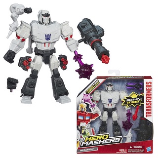 HASBRO : TRANSFORMERS HERO MASHERS : BATTLE UPGRADES MEGATRON เหมาะสำหรับเด็กเล็ก ไม่ยุ่งยาก แข็งแรงปลอดภัย ของแท้ 100%