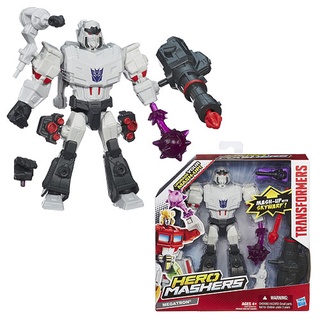 HASBRO : TRANSFORMERS HERO MASHERS : BATTLE UPGRADES MEGATRON เหมาะสำหรับเด็กเล็ก ไม่ยุ่งยาก แข็งแรงปลอดภัย ของแท้ 100%