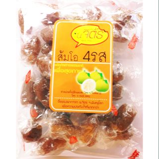 ส้มโอสี่รส ลูกอมผลไม้ บรรจุ 280g ผลิตภัณฑ์จากธรรมชาติ เพื่อสุขภาพ ผลไม้แปรรูป น.จิตร ของฝาก ใหม่ สะอาด ปลอดภัย