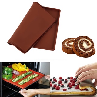 Silicone Baking Pad Multi-functional Cake Tray Pan Mat Painted Pad Pastry Mold