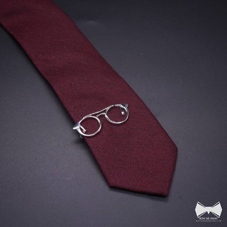 เนคไทคลิปแว่นทรงวินเทจ-Vintage Glasses Necktie Clip