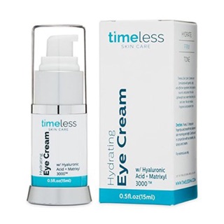 ลดเลือนริ้วรอยและตีนกา TIMELESS HYDRATING HYALURONIC ACID EYE CREAM 15ML