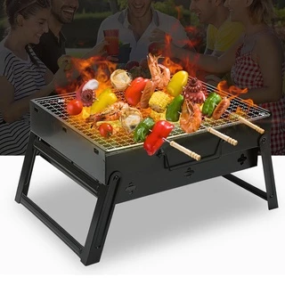 Mini BBQ เตาปิ้งย่าง เตาย่างแบบพกพา สำหรับปาร์ตี้ ขนาดพกพา พับเก็บได้ง่าย
