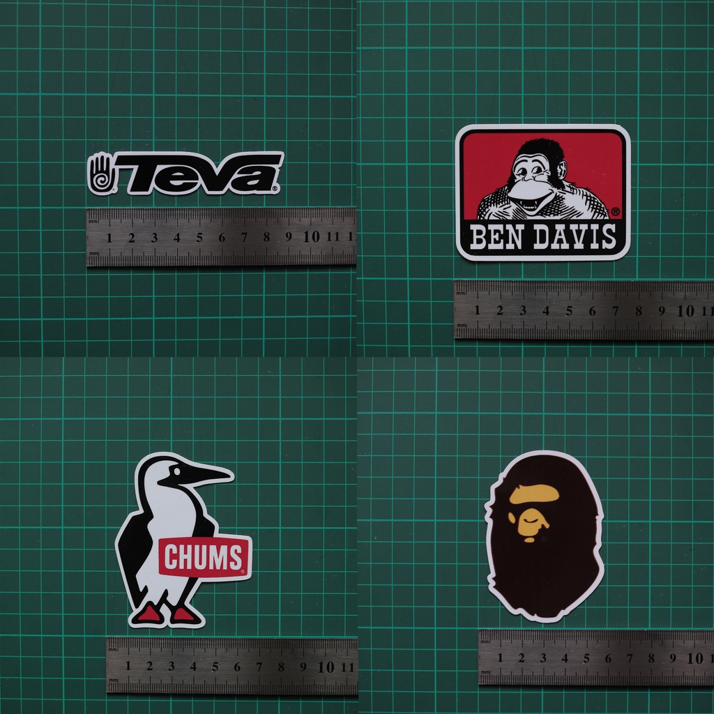 สติ๊กเกอร์ ( Teva, Ben Davis, Chums, Bape )