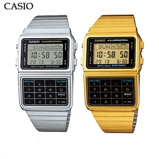 Casio นาฬิกาผู้ชาย สายสแตนเลส สีทอง รุ่น DBC-611G,DBC-611,DBC-611G-1DF,DBC-611-1DF